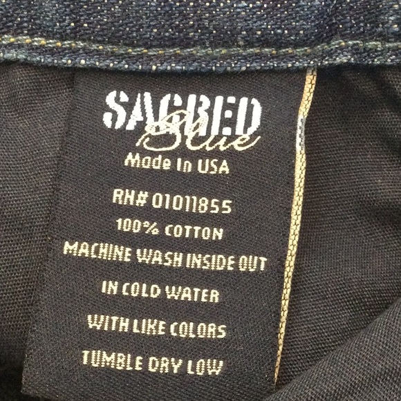 👖Sacred Blue Candice flared Junior jeans. Size 2/4 - Picture 6 of 12